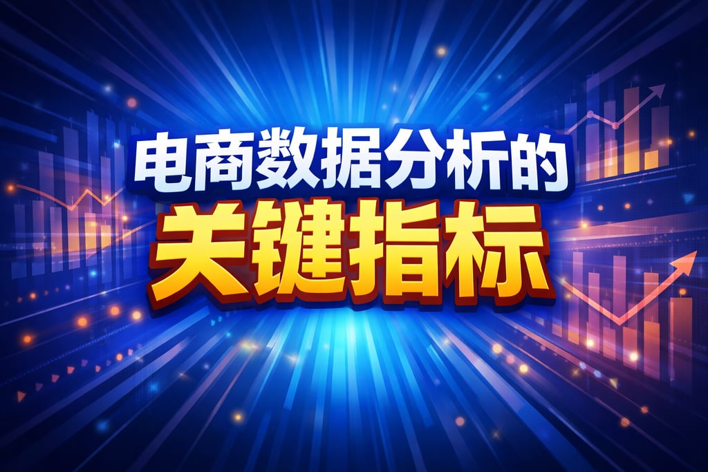 关键突出！电商数据分析的关键指标，核心 3 个